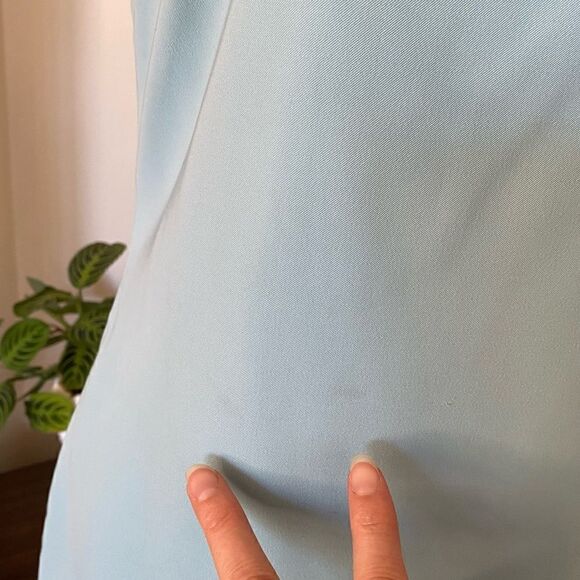 Vintage Rampage Turquoise Mini Spaghetti Strap Dress Size 9 Juniors - Picture 12 of 13